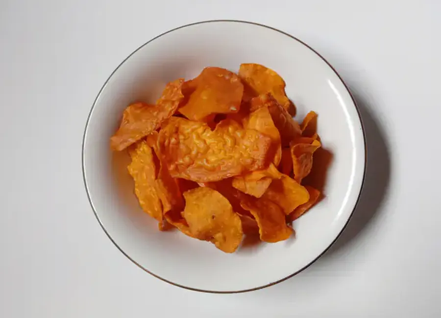 Chips de patate douce au four