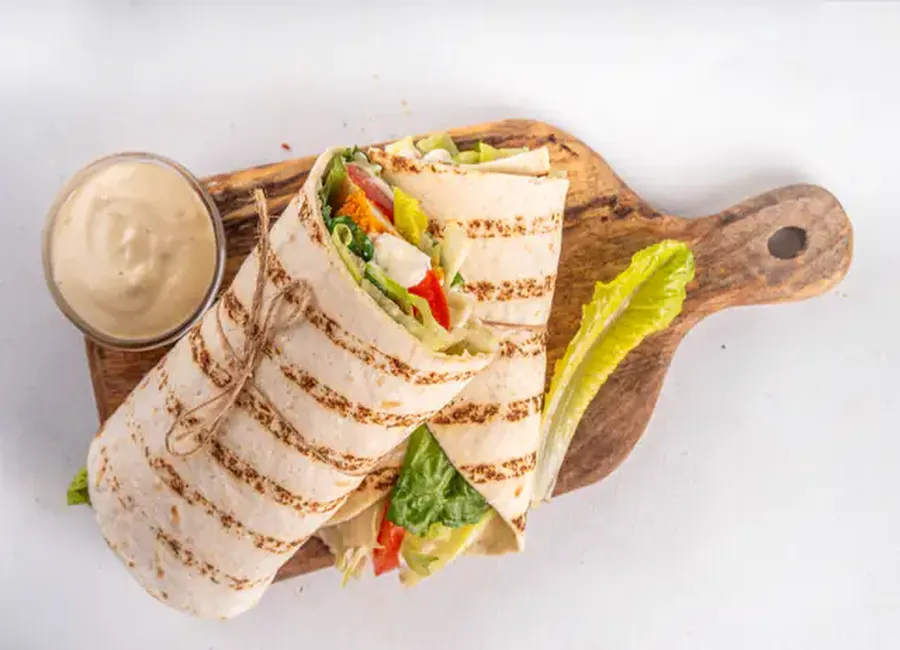 Recette wrap chaud au four