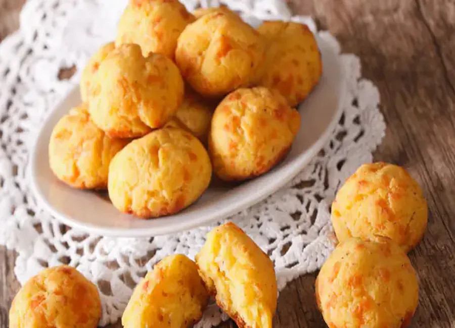 Gougères jambon