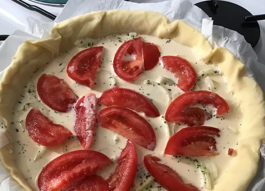 Quiche bacon mimolette