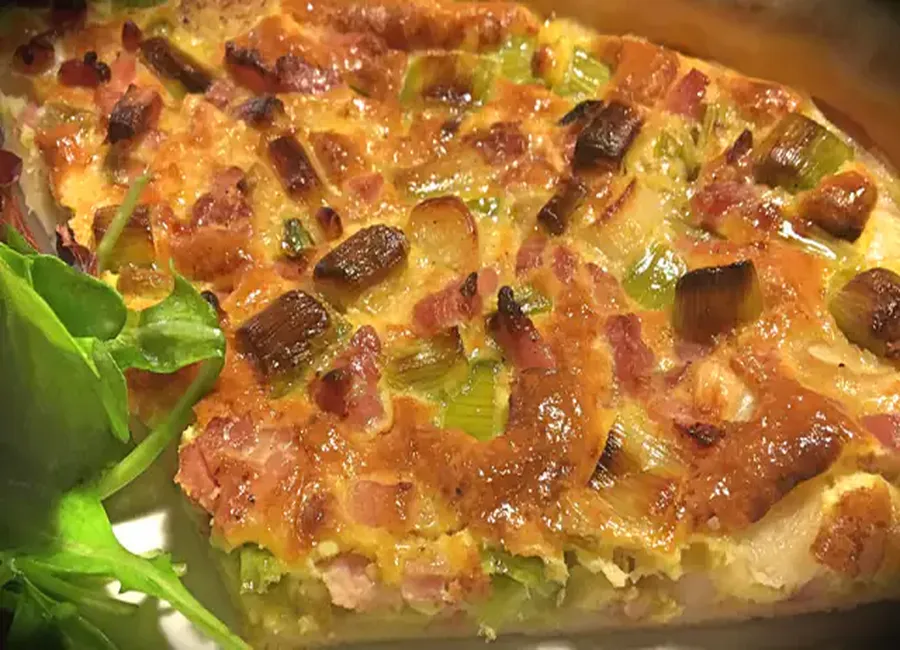 Quiche de mai à l'aillet