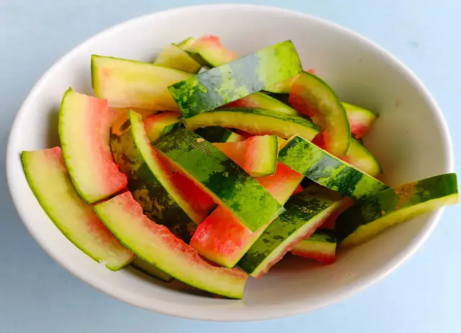 Ecorces de pastèque en condiment