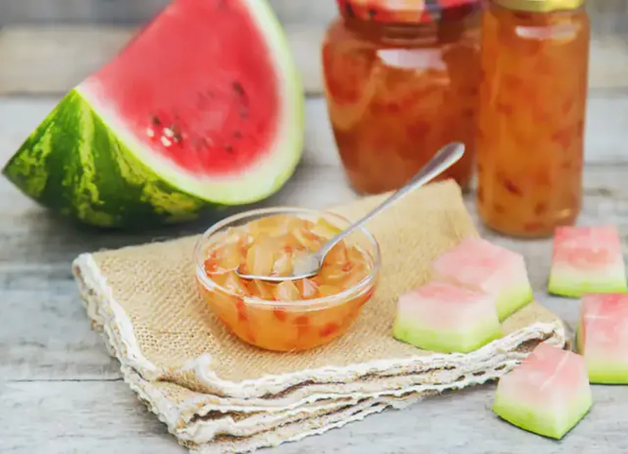 Confiture de pastèque et d'orange