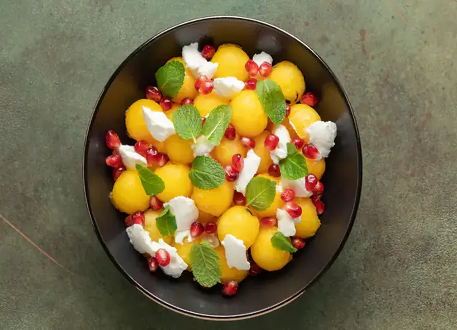 Salade d'été melon et feta