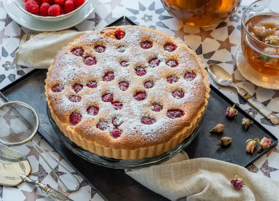 Clafoutis à la framboise