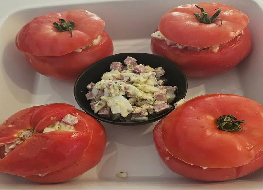 Tomates froides farcies à ma façon