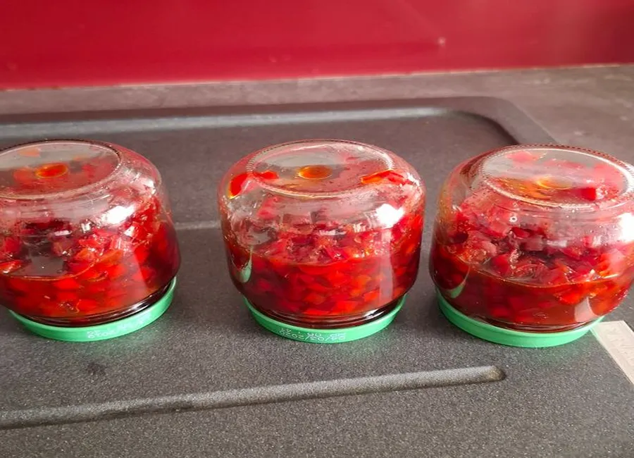 Confiture de poivrons au safran