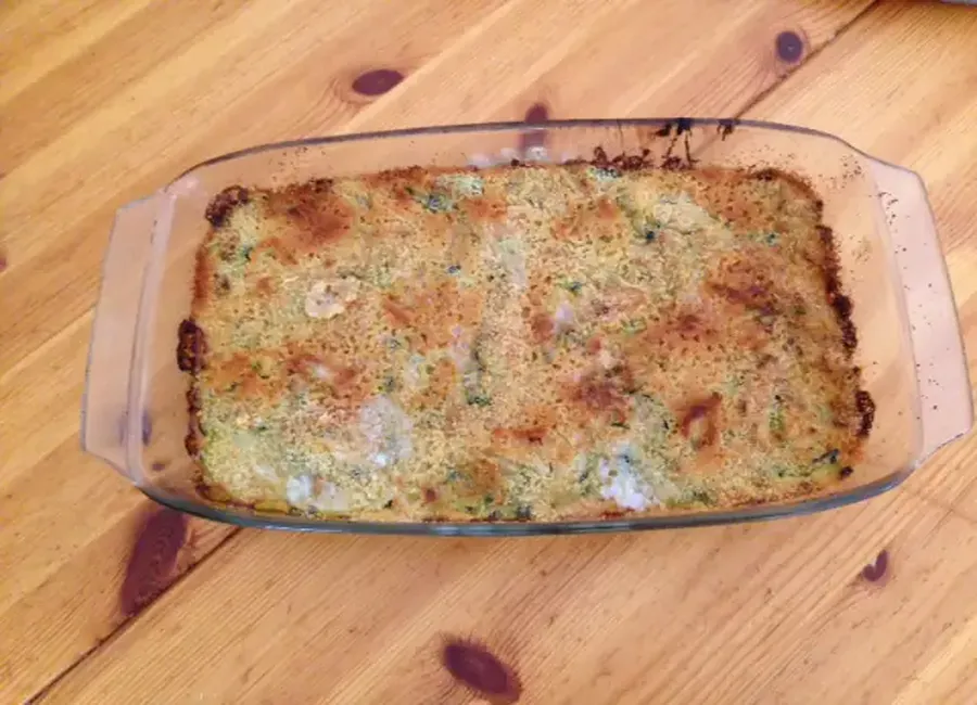Gratin de courgettes façon risotto de mon enfance