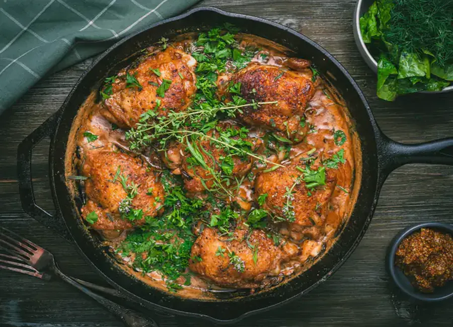 Poulet cocotte grand-mère