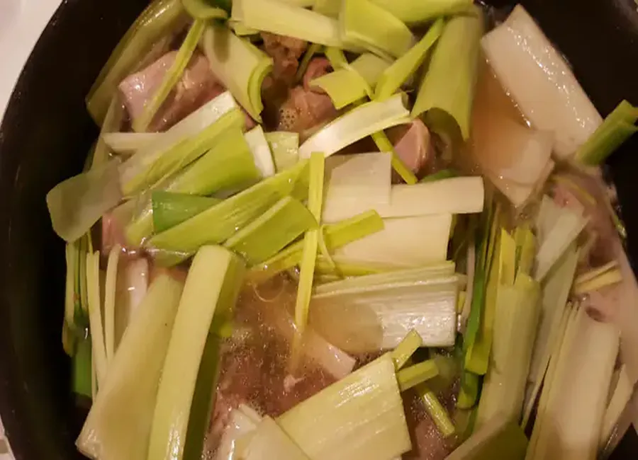 Porc aux poireaux