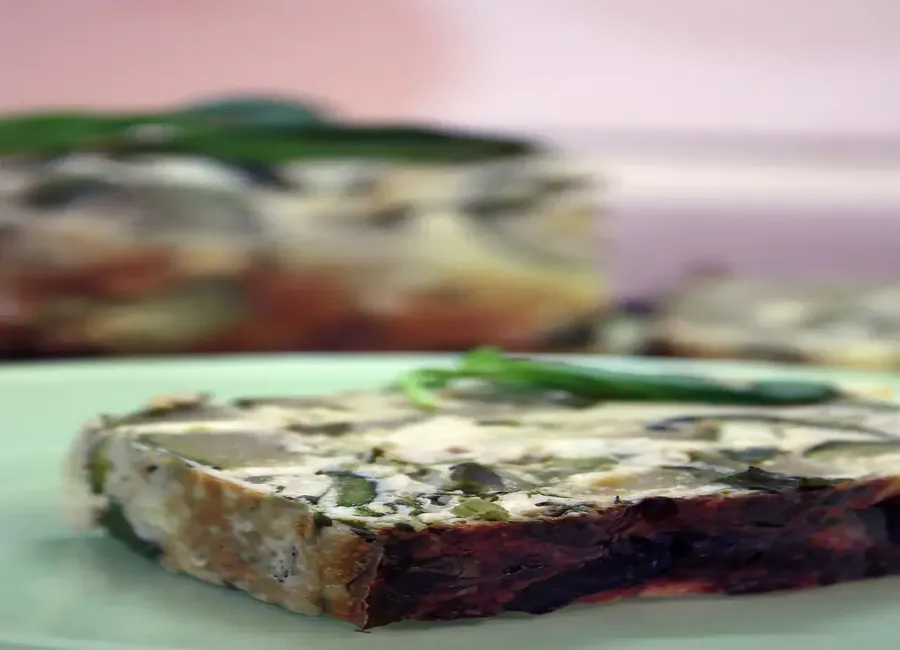 Courgettes en terrine