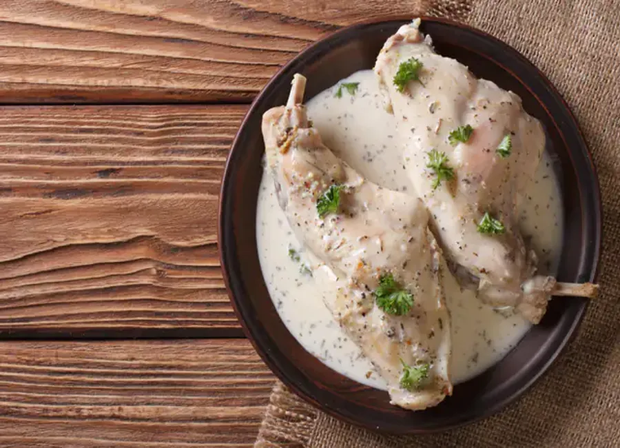 Lapin à la crème façon anne