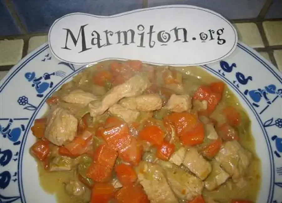 Blanquette de dinde aux poireaux