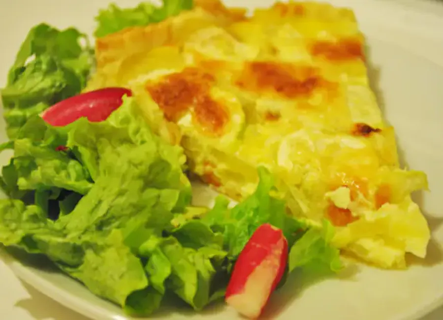 Quiche courgettes pommes de terre