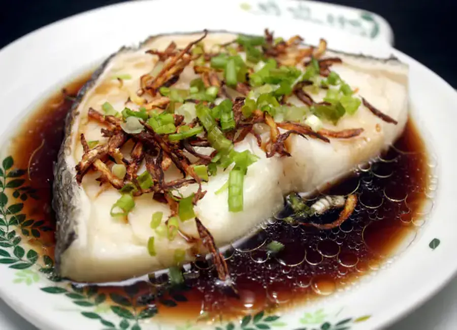 Poisson au gingembre à la vapeur (chine)