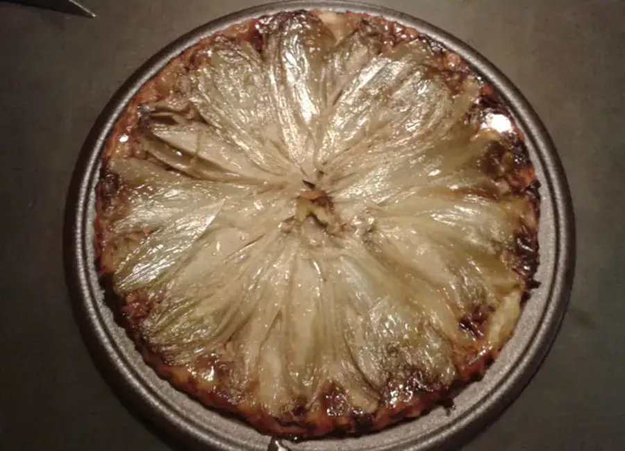 Tatin d'endives aux noix