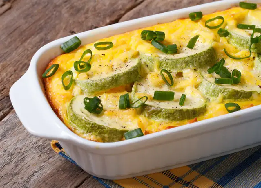 Gratin de courgettes au micro-ondes