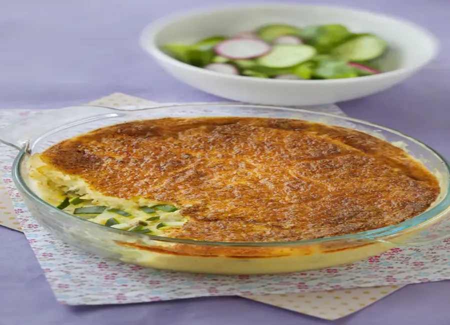 Flan semoule / courgette