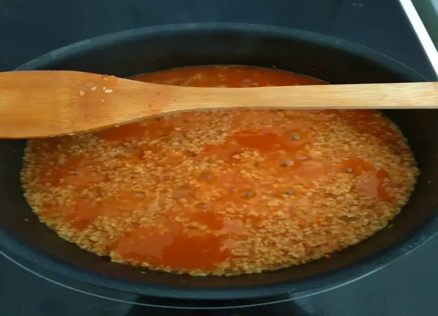 Boulghour à la tomate