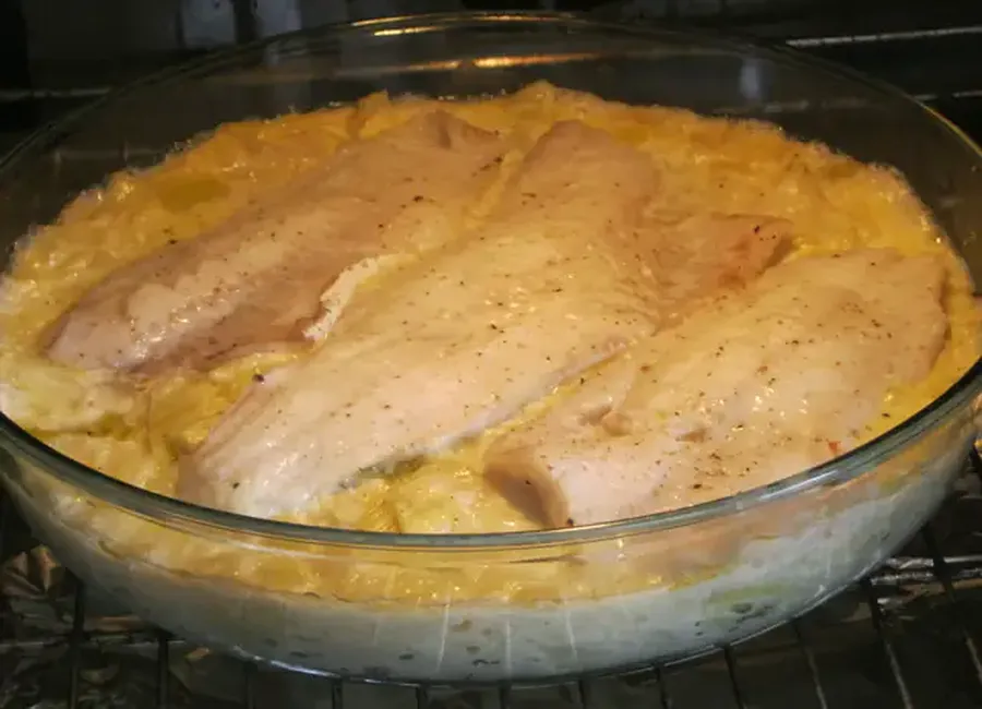 Cabillaud sur fondue de poireaux