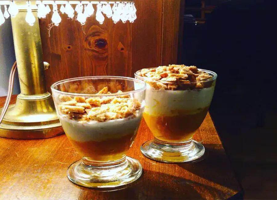 Verrine légère mangue-coco