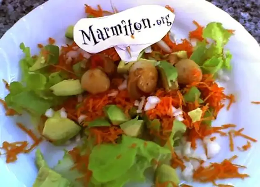 Salade fraîcheur aux st-jacques