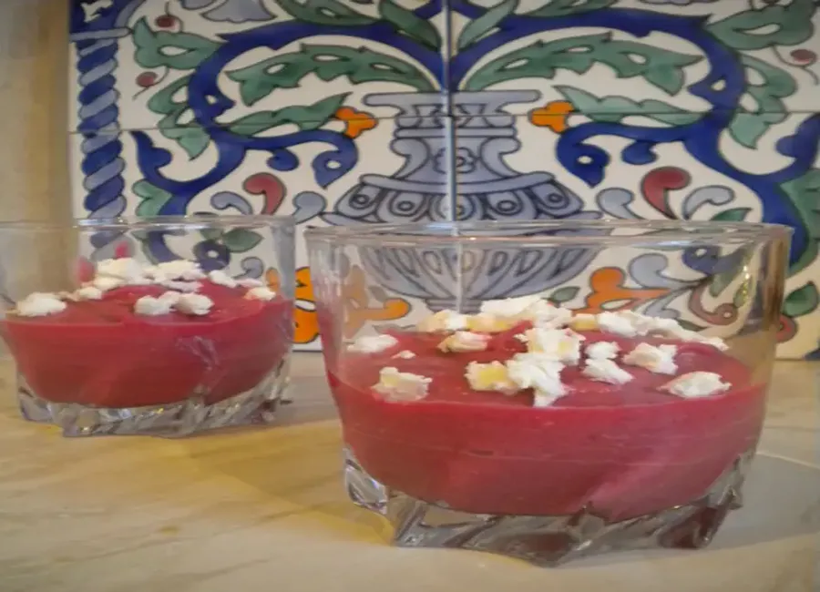 Crème de betterave et de feta