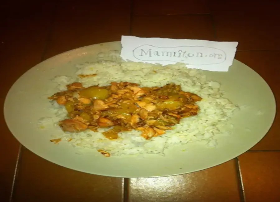 Brochettes de saumon à la mangue