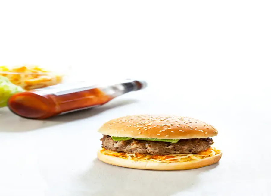 Coleslaw burger