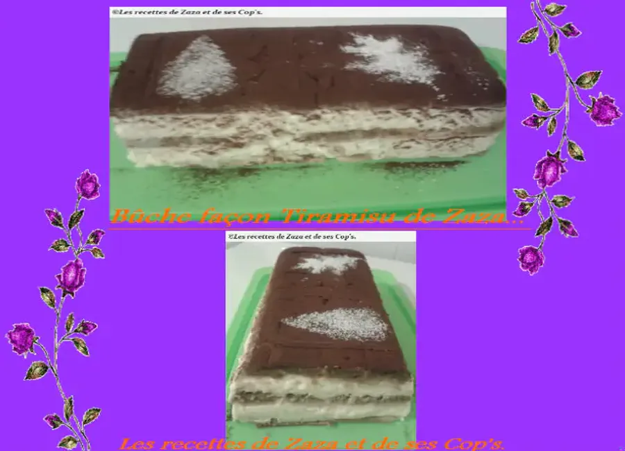 Tiramisu façon bûche