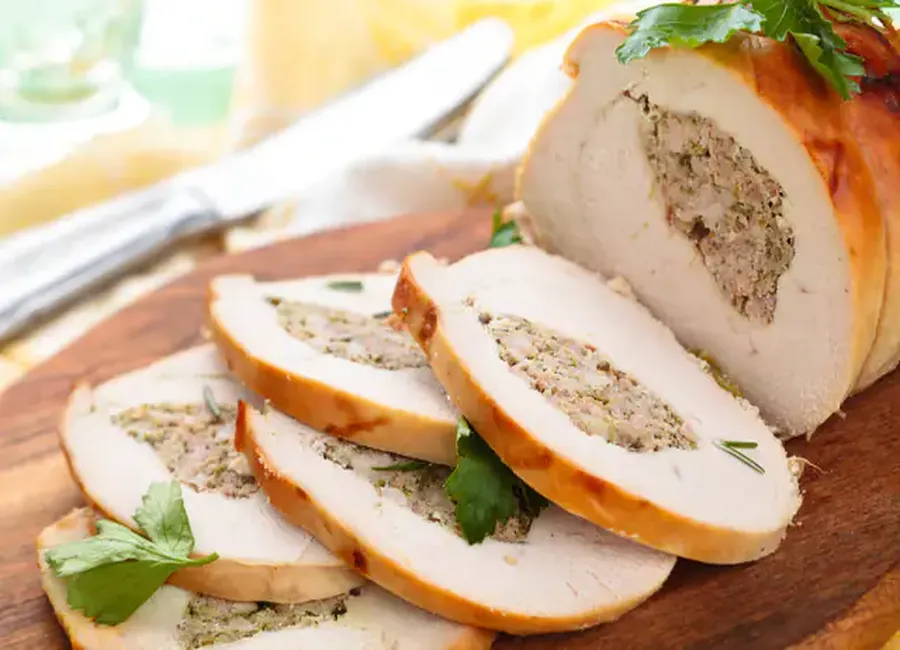 Farce pour dinde, sans porc