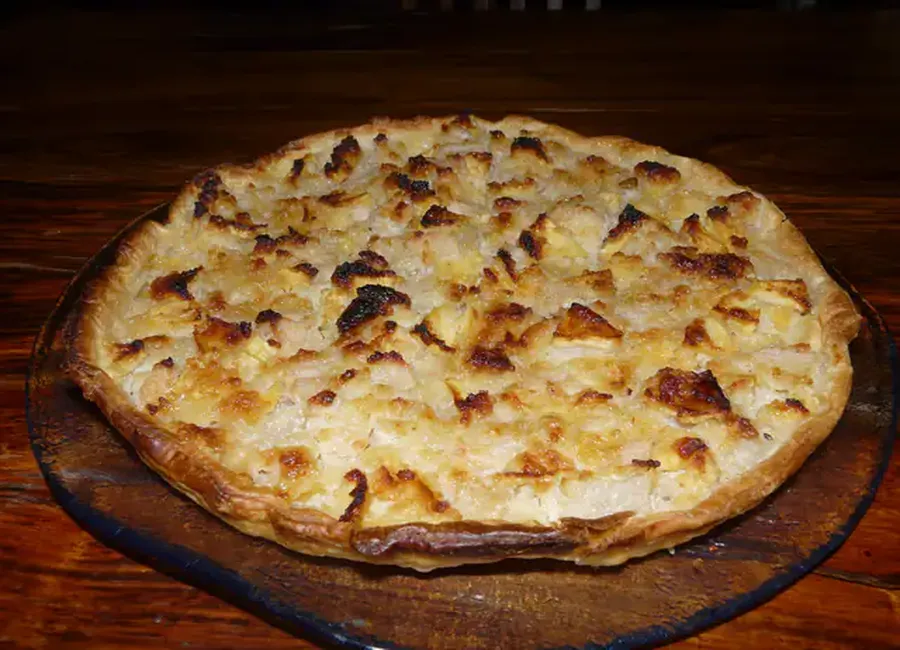 Tarte pommes-poires de mamie josette