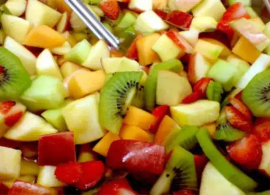 Salade pommes-kiwis (entrée)