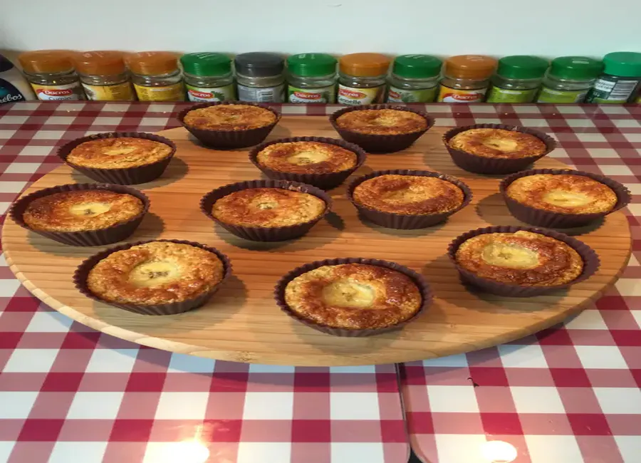 Muffin banane avoine light