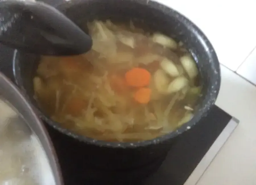Soupe chou-carottes améliorée