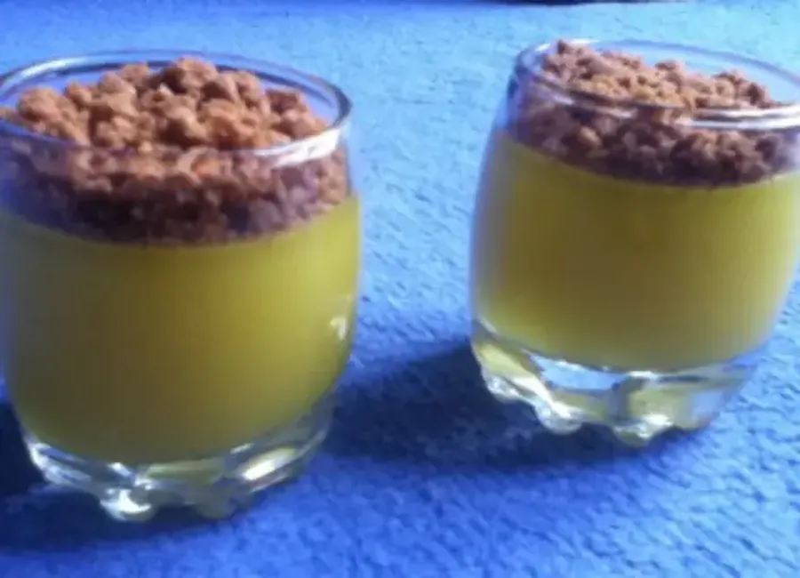 Verrine citron et speculoos