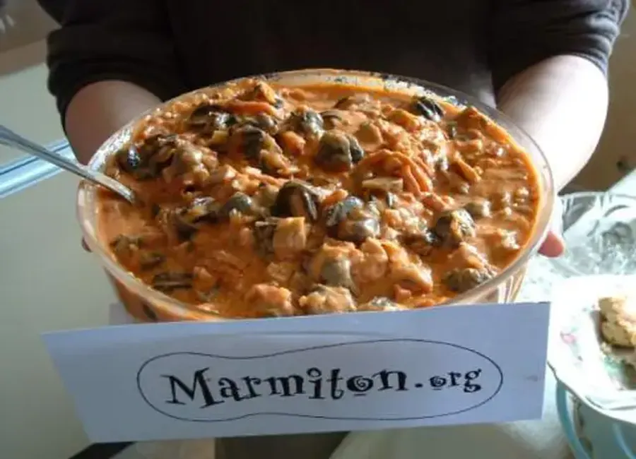Escargots à la bière de maredsous et aux lardons fumés (5ème rencontre marmiton)