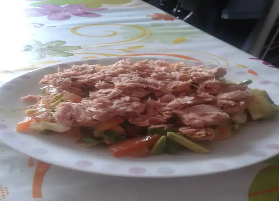 Salade de thon comme à l'ile maurice.