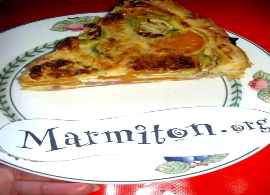 Tarte à la courgette et aux patates douces
