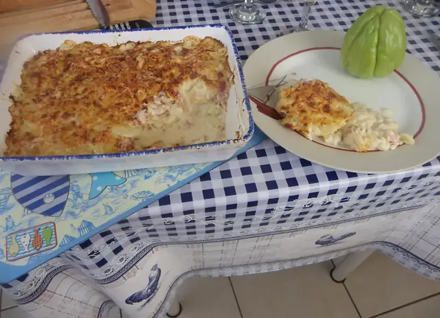 Gratin de christophine facile