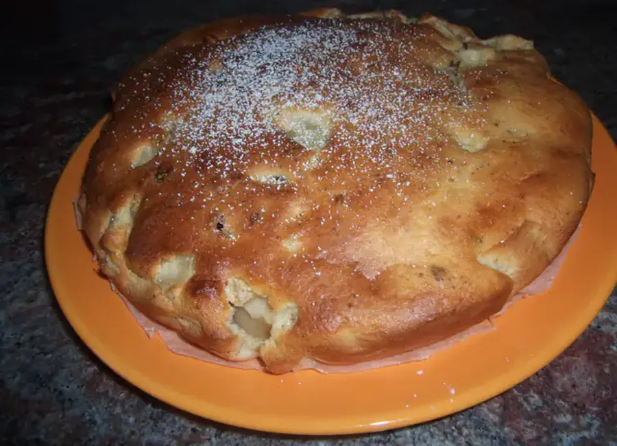 Gâteau au yaourt pomme cannelle