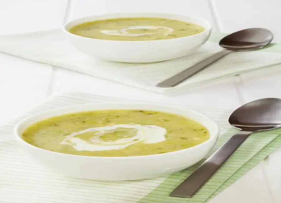 Soupe de légumes poêlés