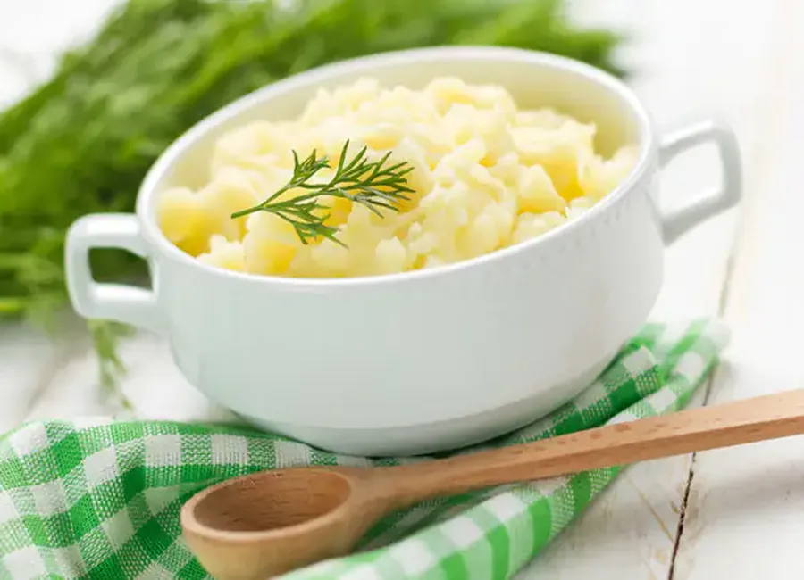 Purée de pommes de terre à la vanille