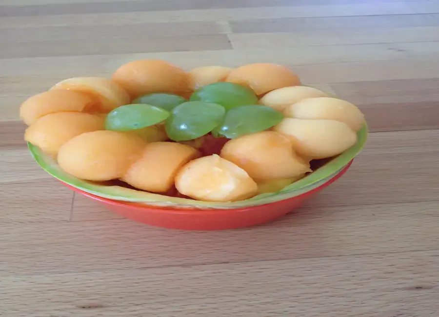 Cocktail de melon au pamplemousse