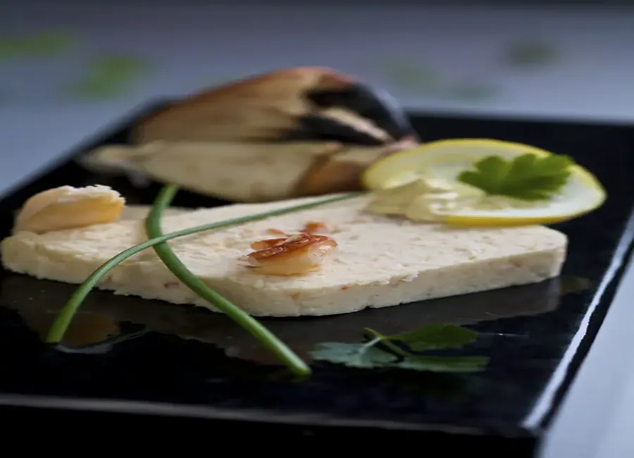 Terrine de crabe et mayonnaise au citron vert