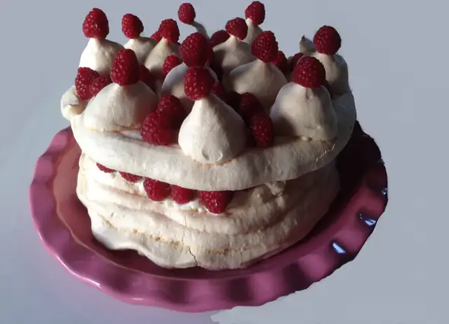 Blanche-neige aux framboises