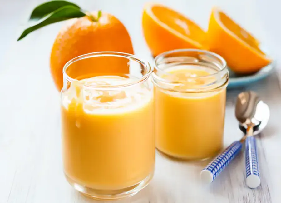 Crème anglaise à l'orange