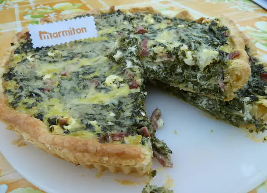 Quiche au vert de blette et féta