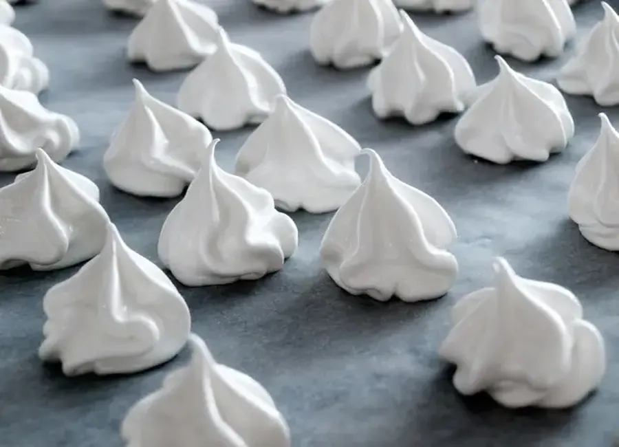 Meringues avec édulcorant