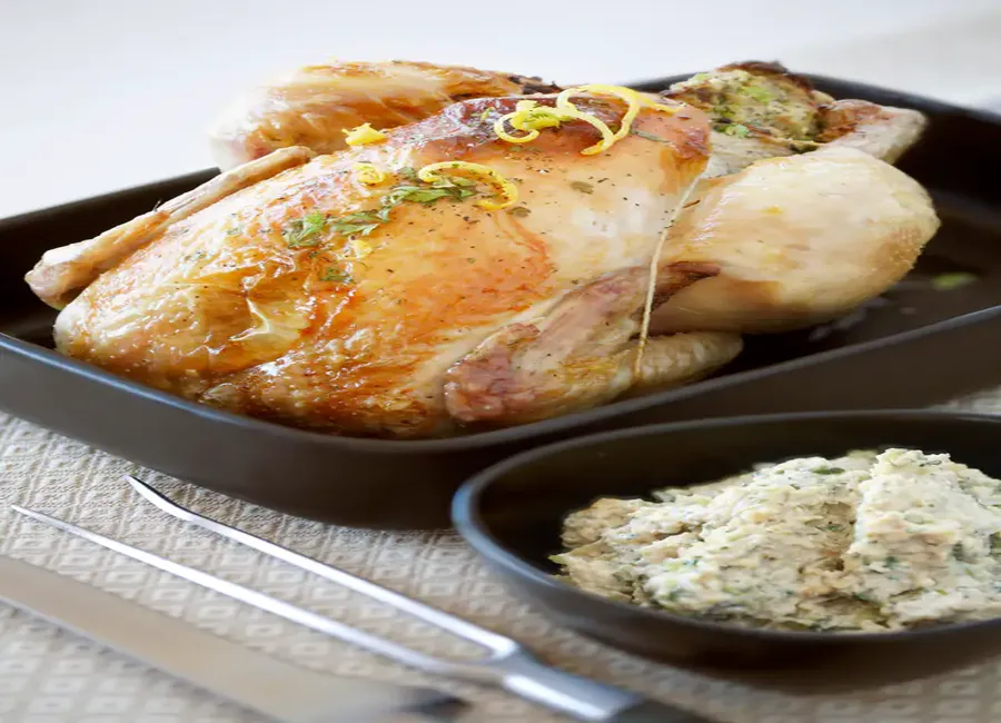 Poulet farci à l'italienne